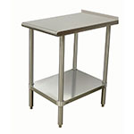 Advance Tabco TFMSU-150 Equipment Filler Table - Undershelf, 1.5" Turn Up In Read, Stainless Steel