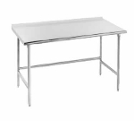 Advance Tabco TFSS-240 30-in Work Table w/ 1.5-in Splash, All 14/304 Stainless, 24-in W