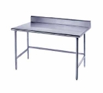 Advance Tabco TKAG-305 60-in Work Table, 16/430 Stainless Top w/ 5-in Splash, 30-in Wide