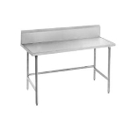 Advance Tabco TVKG-300 30-in Work Table, 14/304 Stainless Top w/ 10-in Splash, 30-in W