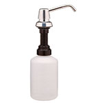 Bobrick B8221 Counter Mounted Soap Dispenser, 4 in Spout, for Counters Up To 1 in Thick