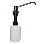 Bobrick B82216 Counter Mounted Soap Dispenser, 6 in Spout, for Counters Up To 1 in Thick