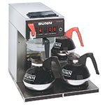 BUNN-O-Matic 12950.0216 CWTF15-3 Automatic Coffee Brewer, 3 Lower Warmers, S/S Funnel, 120V