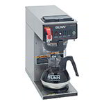 BUNN-O-Matic 12950.0293 Coffee Brewer, 1-Lower Warmer & Faucet, Plastic Funnel, 120 V