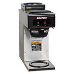 BUNN-O-Matic 13300.0002 VP17-2 SS Pourover Coffee Brewer, 1 Upper/1 Lower Warmers