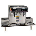 BUNN-O-Matic 23400.0020 CWTF 0/6 Automatic Coffee Brewer, 6 Warmers, 2 Brew Heads