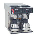 BUNN-O-Matic 23400.0047 CWTF Twin-TC Twin Thermal Carafe Coffee Brewer, S/S Funnel, Faucet