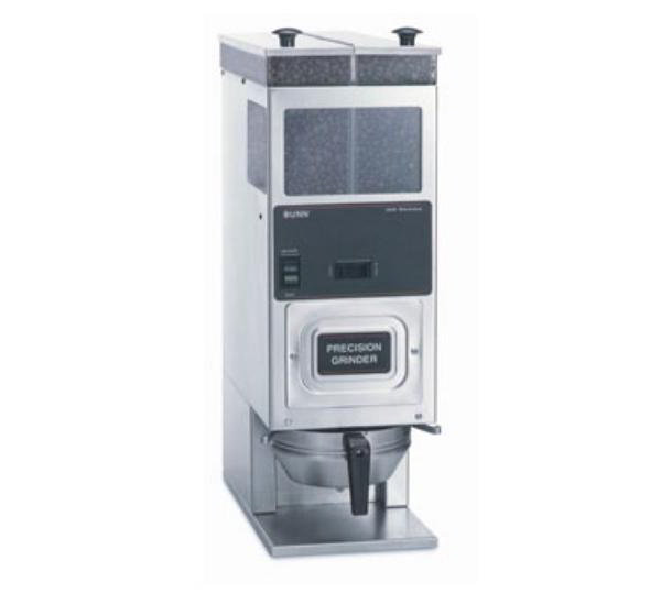 BUNN-O-Matic 24250.0000 Portion Control Coffee Grinder, 2-Hoppers & Brewer Interface