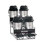 BUNN-O-Matic 35728.0003 UNIV-4 APR Universal Airpot Rack, For 4 Airpots, Holds 2 Upper/2 Lower