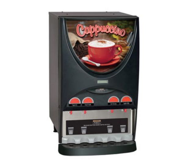BUNN-O-Matic 37000.0004 iMIX-4 Infusion Hot Drink Dispenser, 4 Hoppers, Black Finish