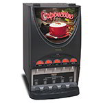 BUNN-O-Matic 37000.0020 Hot Beverage Dispenser w/ (5) 8-lb Hoppers, 4.5-gal Tank & Hot Water Dispense