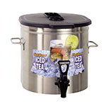 BUNN-O-Matic 37100.0000 TDO-3.5 Iced Tea Dispenser, Oval, Brew-Through Plastic Lid, 3.5 Gallon