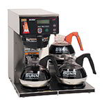 BUNN-O-Matic 38700.0009 AXIOM-DV-3 Automatic Brewer, 3 Lower Warmers, Dual Voltage