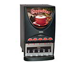 BUNN-O-Matic 37000.0002 Hot Beverage Dispenser w/ (5) 8-lb Hoppers & 4.5-gal Hot Water Tank, Black