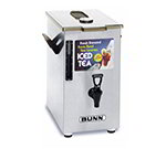 BUNN-O-Matic 03250.0006 4-gal Square Iced Tea Coffee Dispensers & Stands w/ Brew Through Lid Side Handle