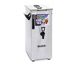 BUNN-O-Matic 03250.0005 4-gal Square Iced Tea Coffee Dispensers & Stands w/ Brew Through Lid Sight Gauge