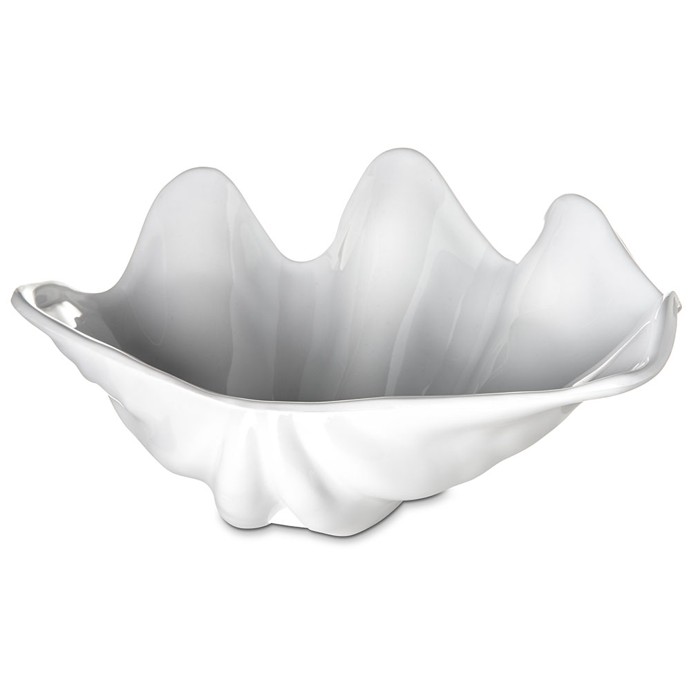 Carlisle 034002 22oz Buffet Clam Shell 11x7" White