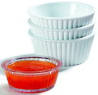 1-oz Fluted Ramekin, Clear