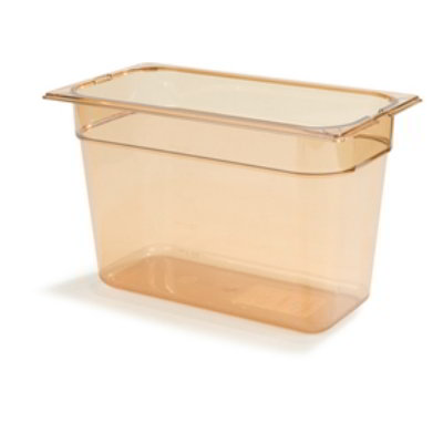 Carlisle 1046913 High Heat 1/3 Size Food Pan - 8"D, Amber