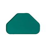Carlisle 2214FG055 Trapezoid Cafeteria Tray - 22x14
