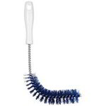 Carlisle 4016114 15-in Bent Elbow Brush w/ Plastic Handle, 1.5-in Diam., Blue