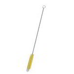 Carlisle 4017804 24-in Tubing Pipe Brush, Yellow Polyester Bristle, 1.5-in Diam.