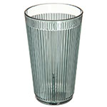 Carlisle 403309 Crystalon Tumbler, 12 oz., Ribbed Texture, Polycarbonate, RimGlow, Meadow Green