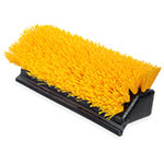 Carlisle 4042100 Split Shape Floor Scrub Brush w/ Crimped Bristles & Squeegee