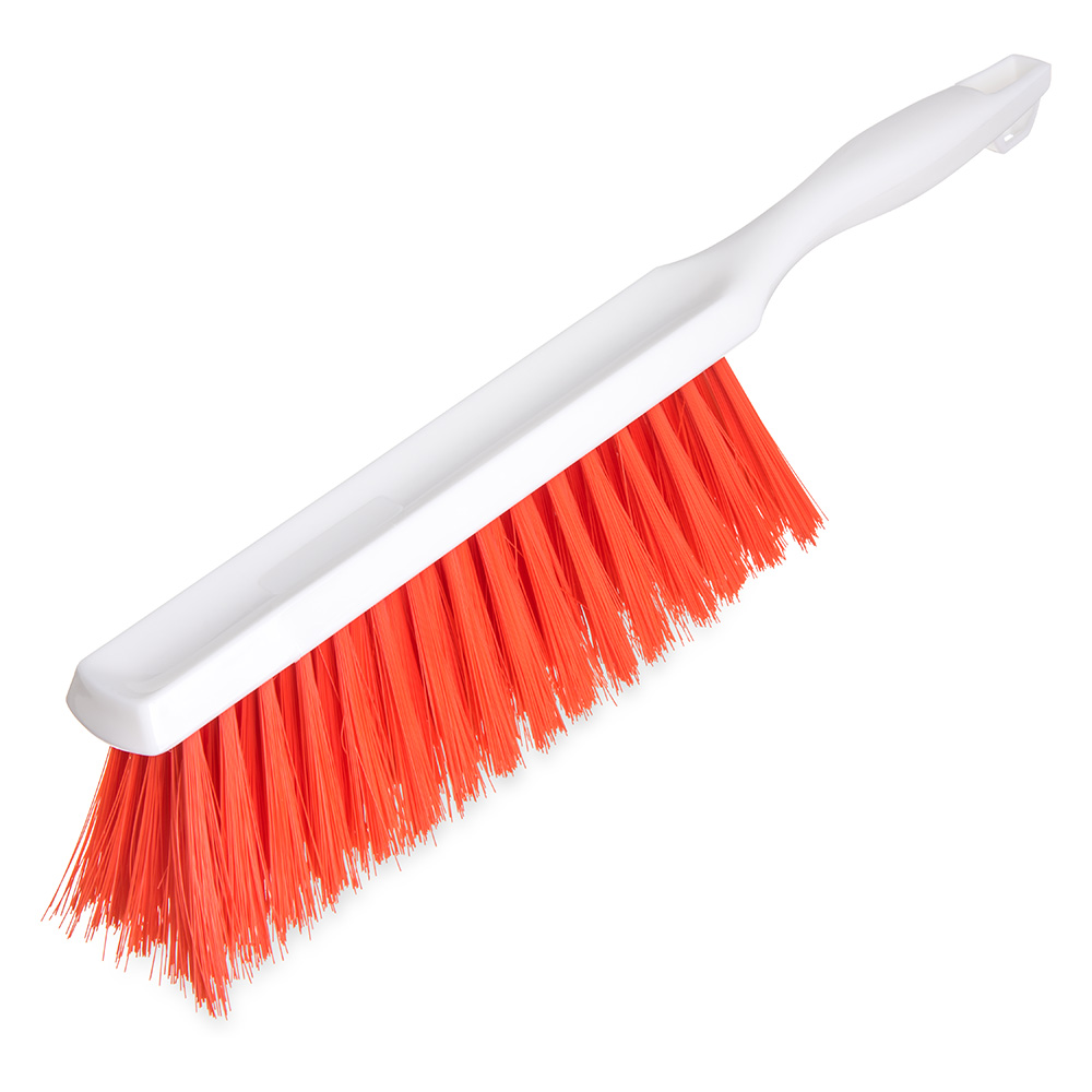 Carlisle 4048024 13" Counter/Bench Brush - Poly/Plastic, Orange