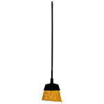 Carlisle 40650-00 Heavy Duty Angle Broom w/ 48-in Plastic Coat Steel Handle