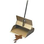 Carlisle 4066300 Lobby Dust Pan w/ Steel Handle