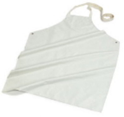 Carlisle 4069000 Bib Apron - 35x45" Vinyl, Off White