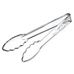 Carlisle 410907 Carly Utility Tong, 9 in, Polycarbonate, Clear