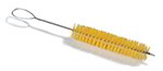 Carlisle 4117025 15-in Valve Outlet Brush, 12-Gauge Handle & Stiff Tan Bristles
