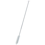 Carlisle 4118402 24-in Tubing Pipe Brush w/ White Bristle, 2-in Diam., Wire Handle