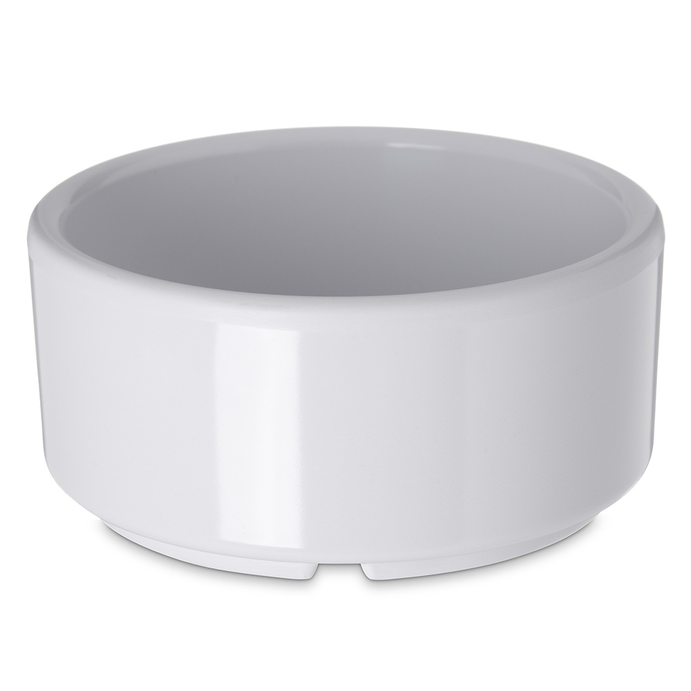 Carlisle 41402 4-oz Footed Ramekin - Melamine, White