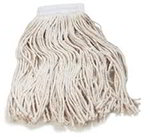 Carlisle 4170000 4-Ply Mop Head w/ Cut-End & 5-in Head Band, Cotton Yarn, # 24