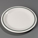 Carlisle 43009905 6.5-in Pie Plate w/ Narrow Rim, NSF, Orleans On Bone Melamine
