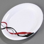 Carlisle 43087915 Durus Designer Oval Platter - 9-1/2x7-1/4