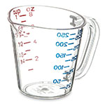 Carlisle 4314107 8-oz Polycarbonate Measuring Cup, Clear