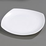 Carlisle 4330202 Square 13.5 x 13.5-in Melamine Plate, White