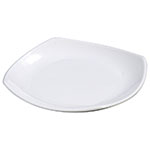 Carlisle 4330602 Square 9.5 x 9.5-in Melamine Plate, White
