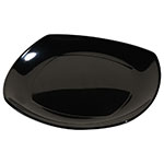 Carlisle 4330603 Square 9.5 x 9.5-in Melamine Plate, Black