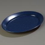 Carlisle 4356002 Dallas Ware Platter, 12 x 8-1/2 in, Oval, Melamine, White