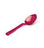 Carlisle 442105 Polycarbonate Serving Spoon, 13 in, Perforated, Red, NSF