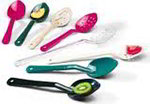Carlisle 442102 Polycarbonate Serving Spoon, 13 in, Perforated, White, NSF