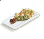 Carlisle 4444002 Half Size Long Food Pan, 1-in Deep, White
