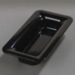 Carlisle 4444203 Half Size Long Food Pan, 2.5-in Deep, Black