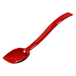 Carlisle 447005 Salad Buffet Spoon, 3/4 oz., 10 in, Solid, Red, Polycarbonate, Red