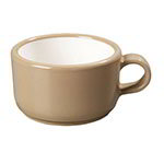 Carlisle 4512-19 Jumbo Soup Latte Mug, 12 oz., Stone SAN Exterior
